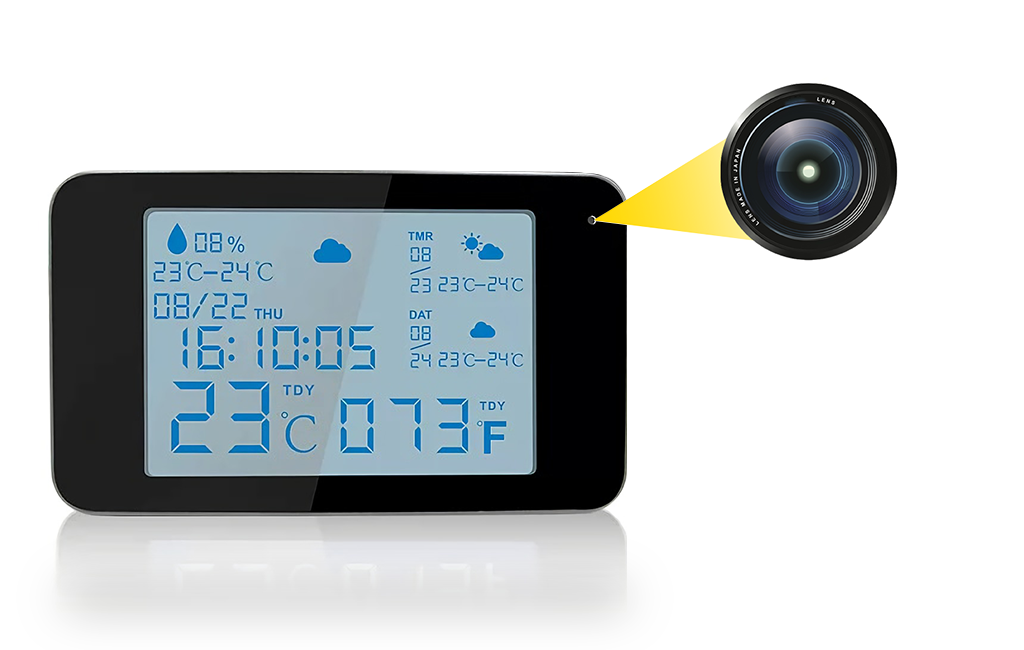 Weather station spy sales camera